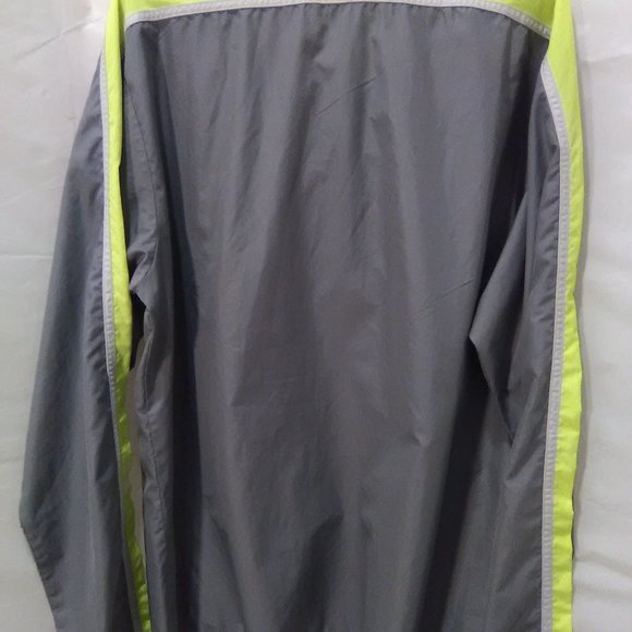 Nike Men's Jacket/Coat Pullover Windbreaker Color Gray/Yellow Size Large - Picture 4 of 5